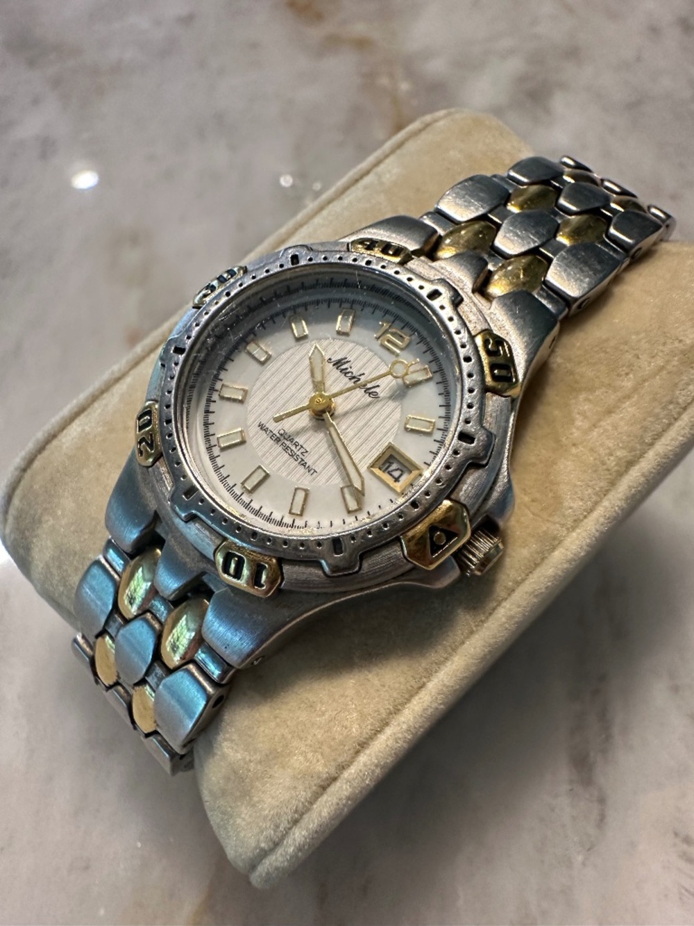 Michele Stainless Steel Watch